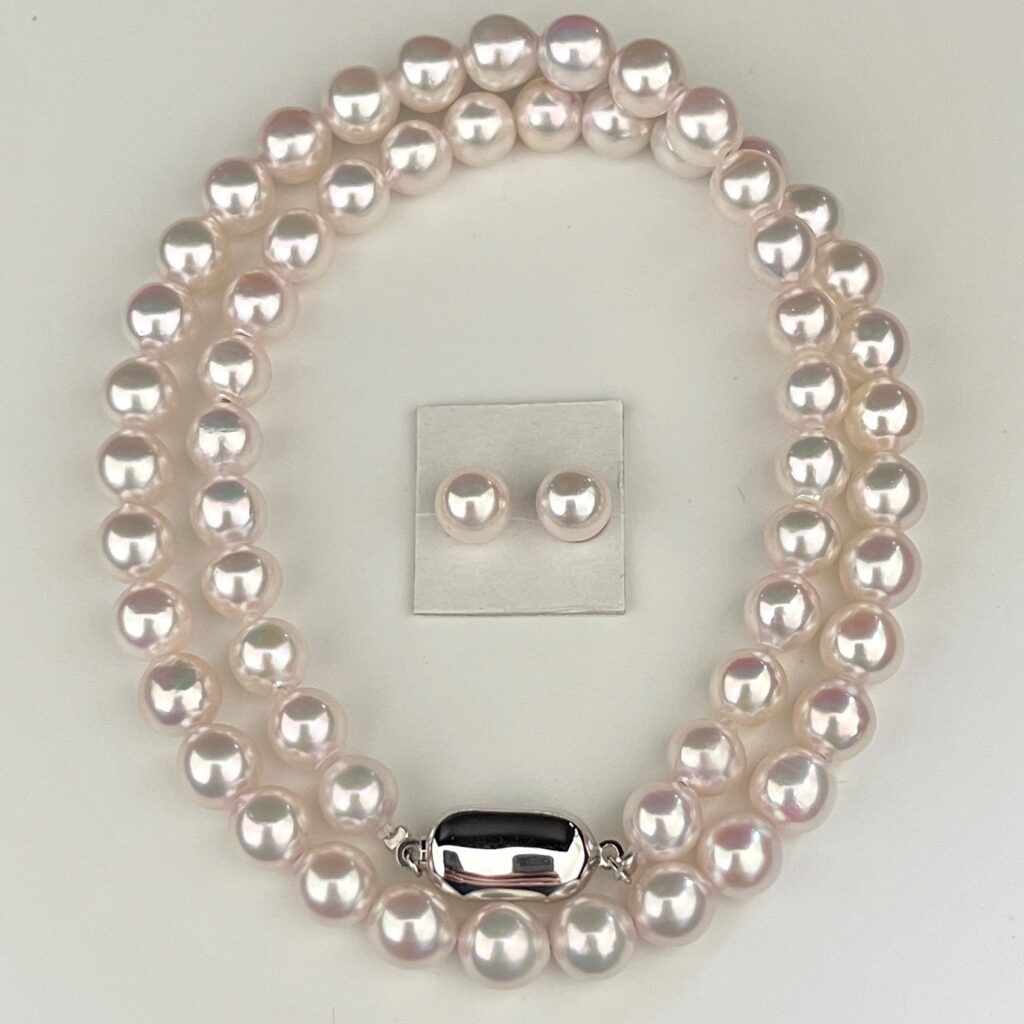 ひでき 【テリ強✨あこや真珠】ネックレス 6.5-7.0mm 43 アコヤ yamanashi-online_gs-nl01